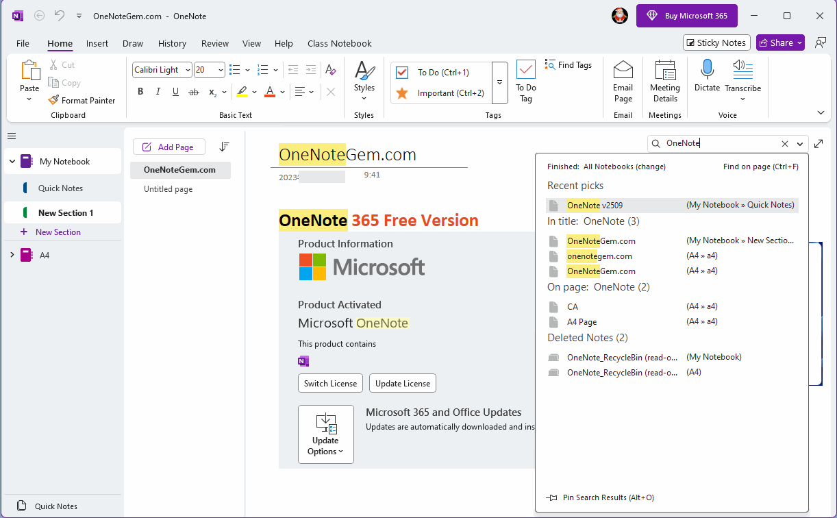 use the keyboard shortcu: Ctrl+F to open the search box