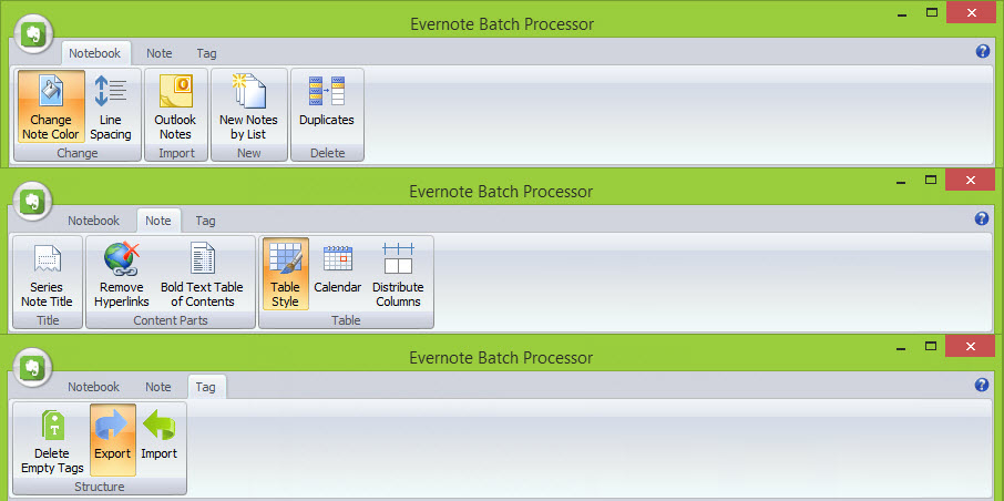 Evernote Batch